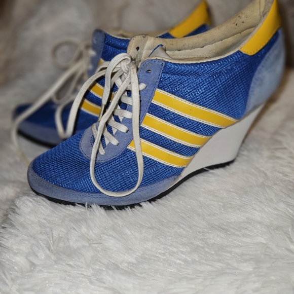 adidas gazelle silver green womens Adidas x Jeremy Scott Angel Reflective Wings Wedge Sneakers 38/38.5 –  darina`s garms